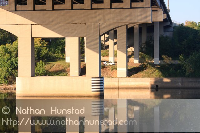 The pylons for the Dartmouth Bridge.